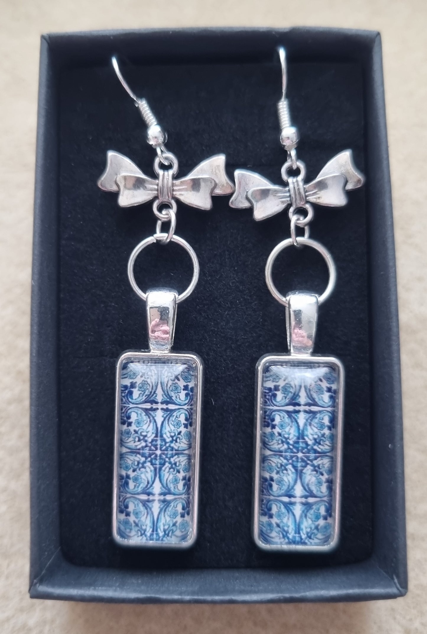 MOROCCAN/DELFT STYLE EARRINGS