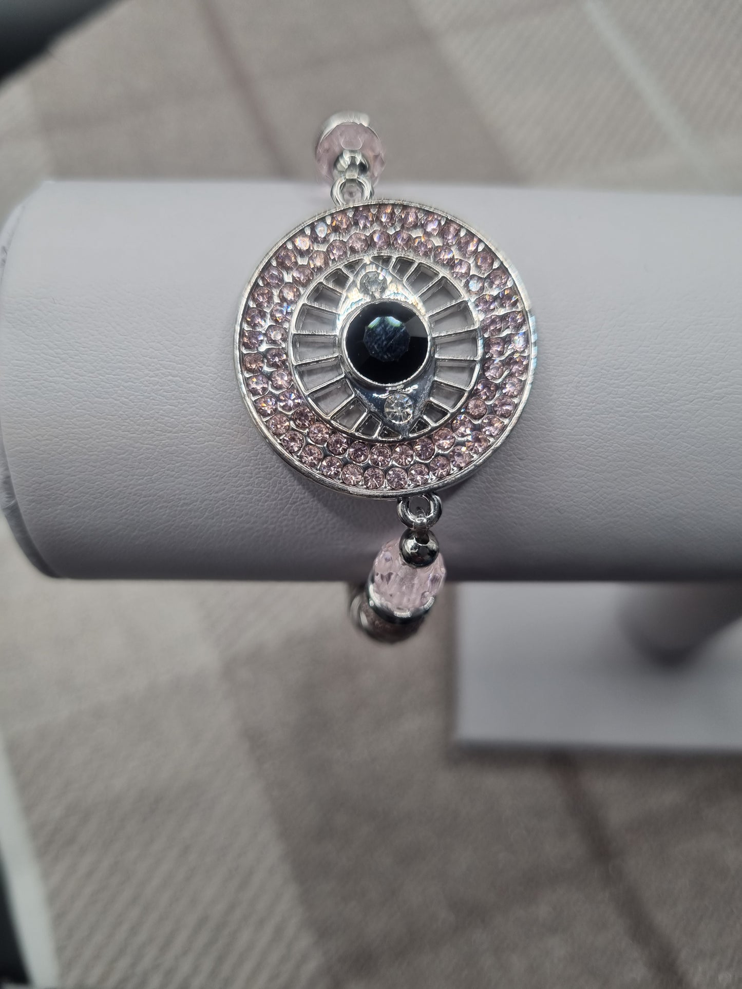 DIAMONTE EYE AND CRYSTAL BRACELET