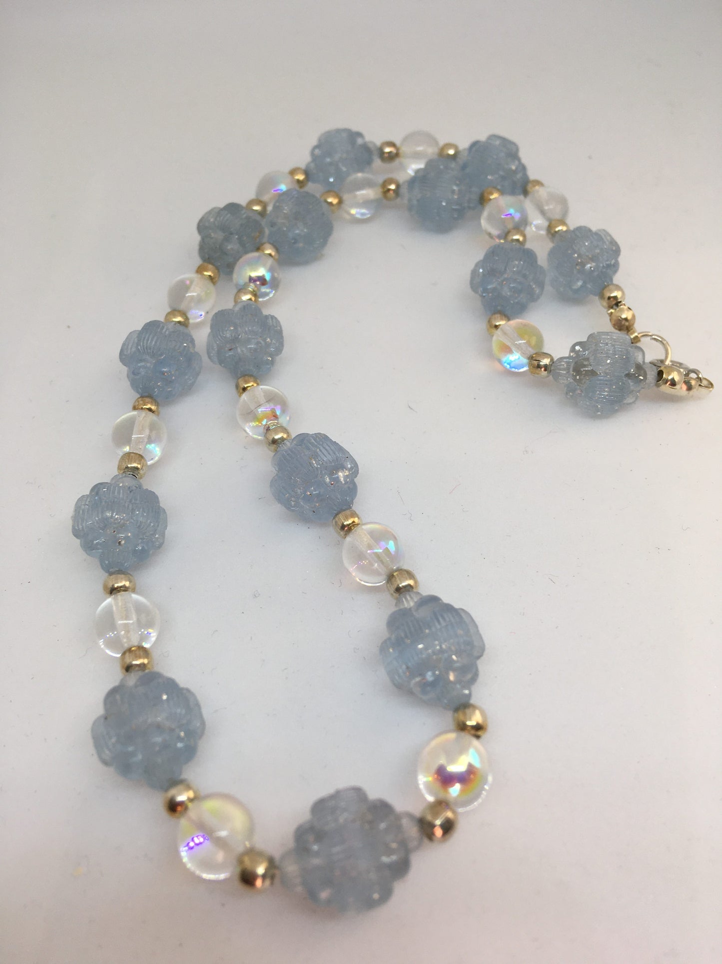 PALE BLUE NECKLACE