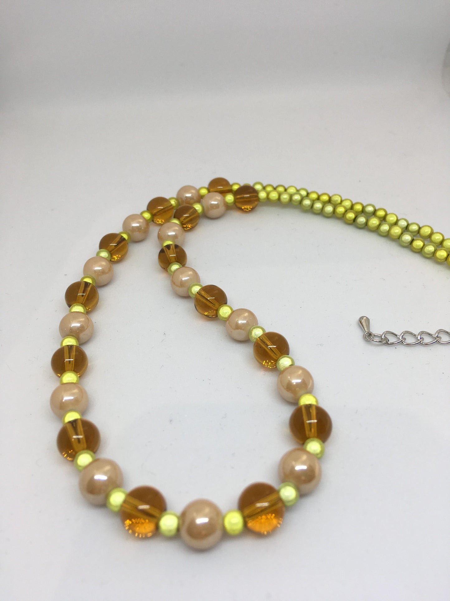 BROWN MIRACLE BEAD NECKLACE