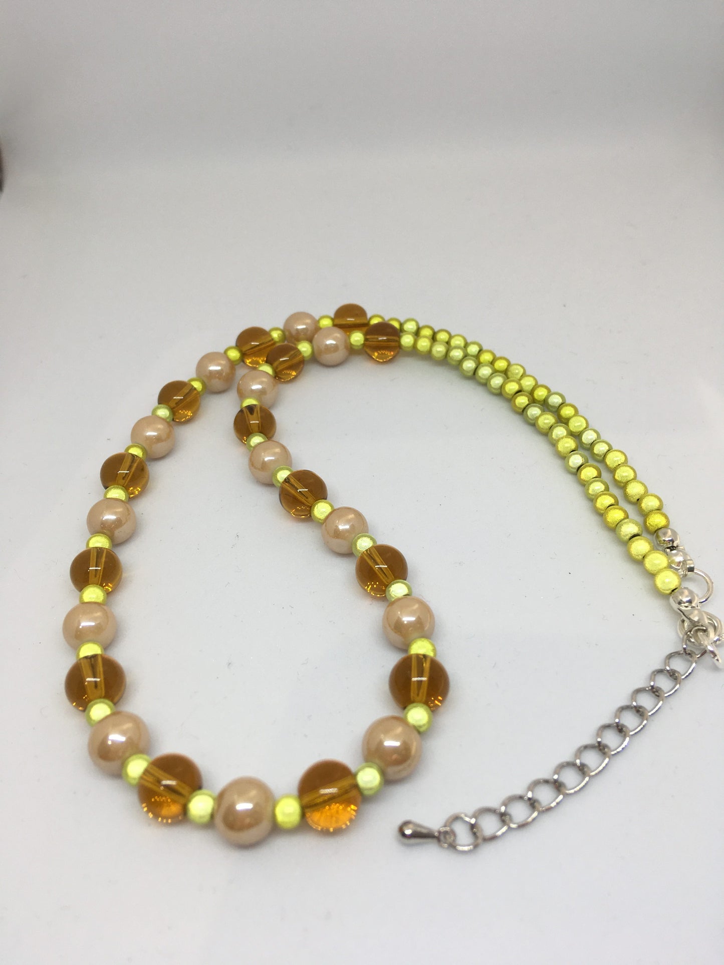 BROWN MIRACLE BEAD NECKLACE