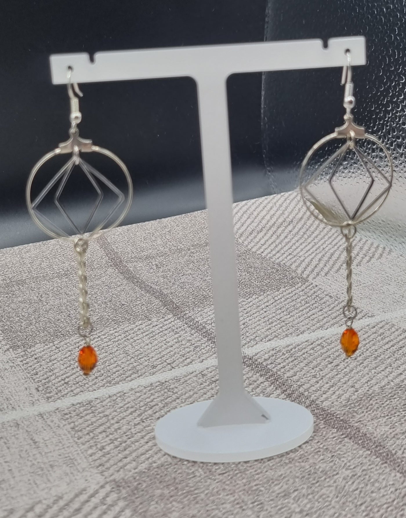 LONG GEOMETRIC EARRINGS