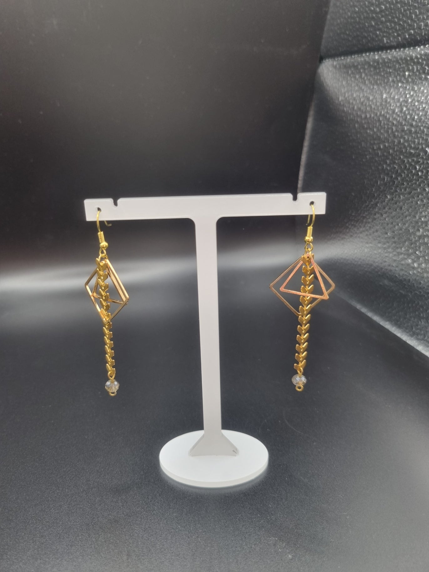 BRASS LONG EARRINGS