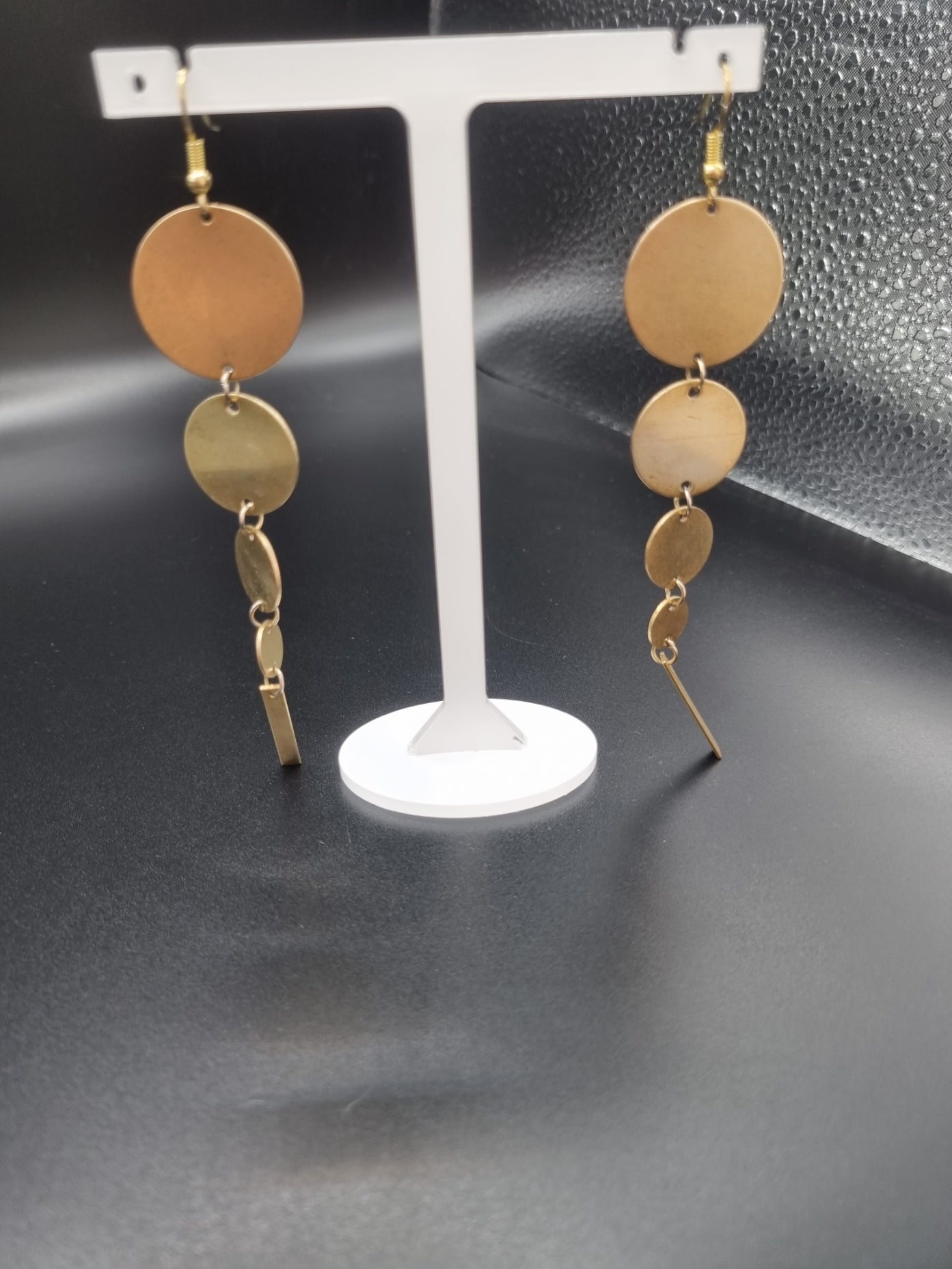 BRASS DANGLE EARRINGS